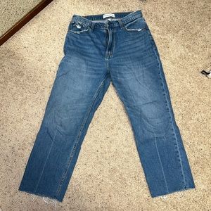 Abercrombie Curve Love Straight Leg Jeans